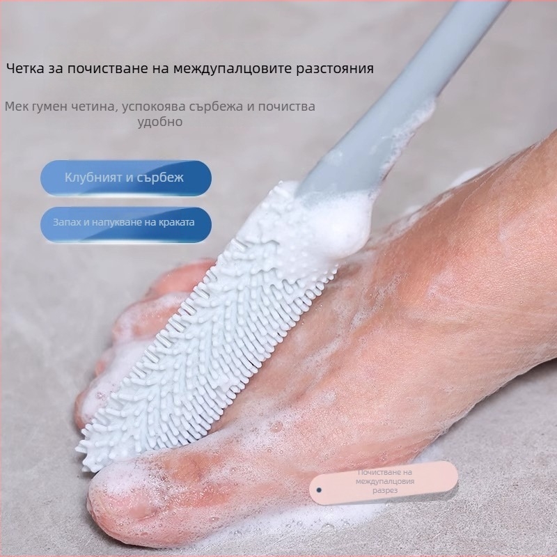 Четка за измиване на крака със мек гел за пръсти, ексфолираща четка за премахване на мъртва кожа, квадратна пемза, ПП материал, опаковка 4568 бр.