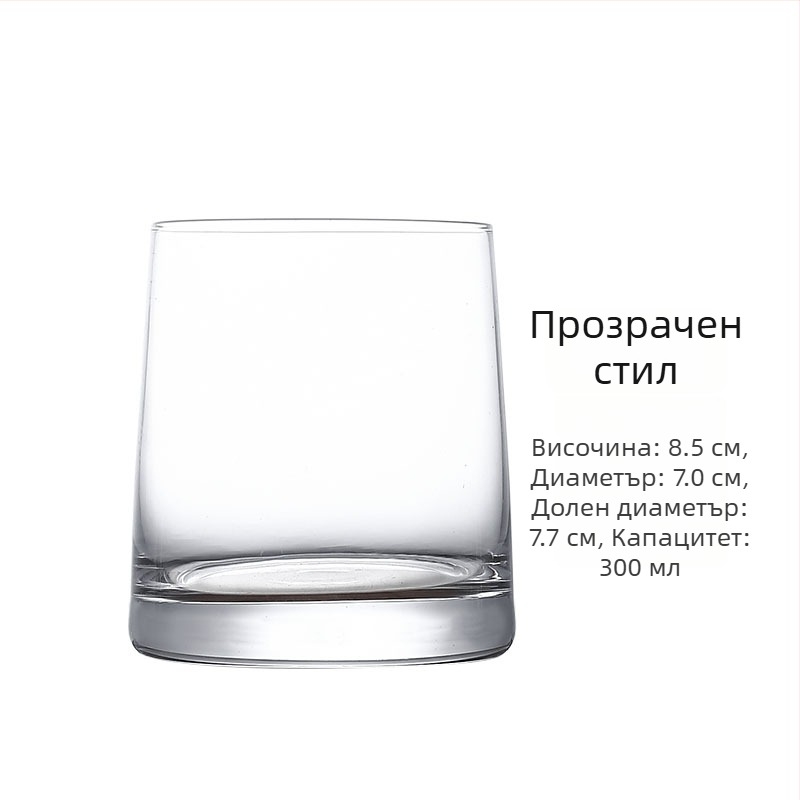 Geya Crystal Стъклена чаша за жабурене на устата за хотели и къщи за гости - баня