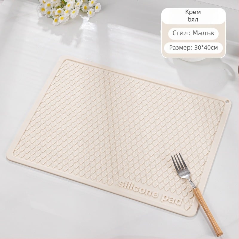 Силиконова кухненска квадратна подложка: термоустойчива, антиплъзгаща се и устойчива на разкъсване