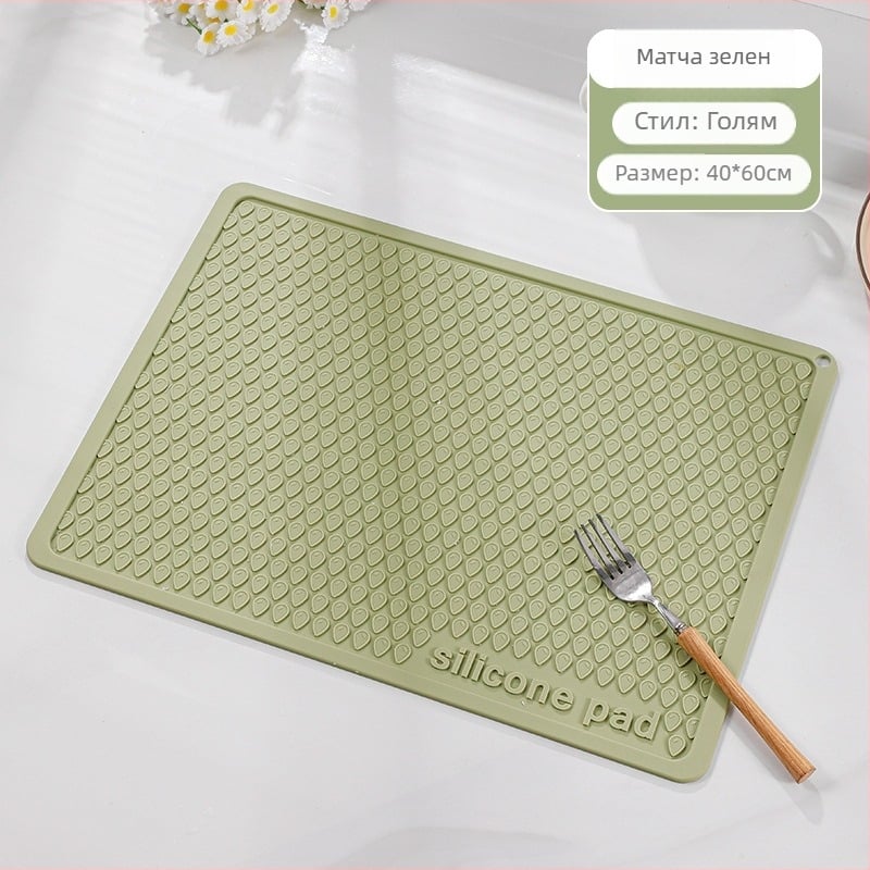 Силиконова кухненска квадратна подложка: термоустойчива, антиплъзгаща се и устойчива на разкъсване