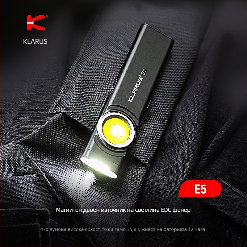 LED фенерче с презареждаема вградена батерия, компактно EDC, 4W, 3.0-4.2V