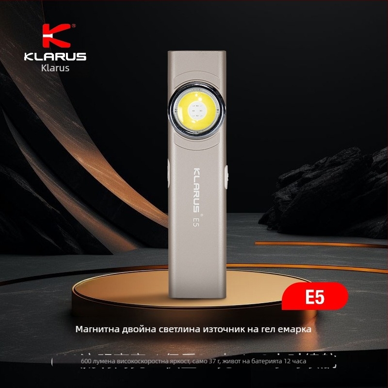 LED фенерче с презареждаема вградена батерия, компактно EDC, 4W, 3.0-4.2V