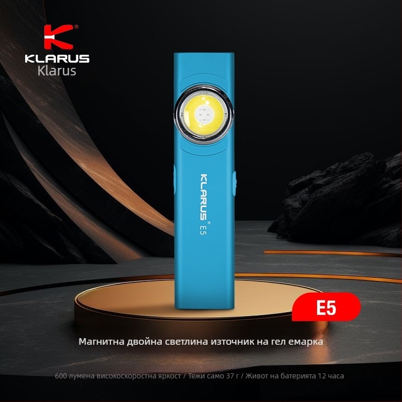 LED фенерче с презареждаема вградена батерия, компактно EDC, 4W, 3.0-4.2V