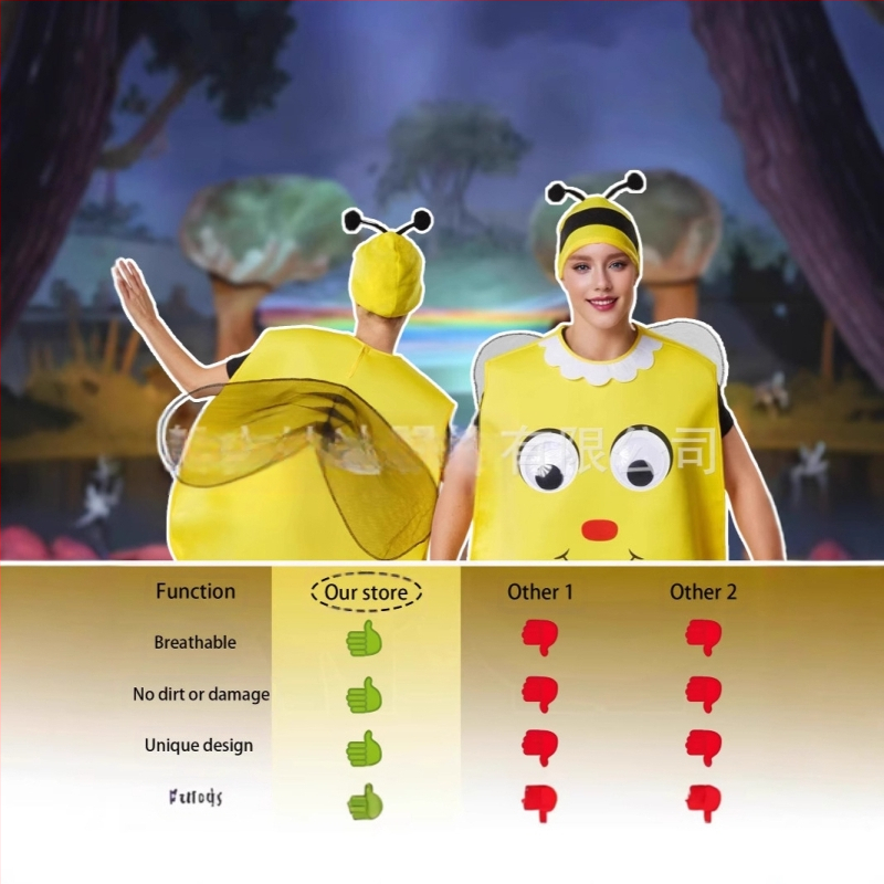 Határon átnyúló méh cosplay jelmez állati utánzat jelmez színpadi játék előadás ruházat felnőtt buli