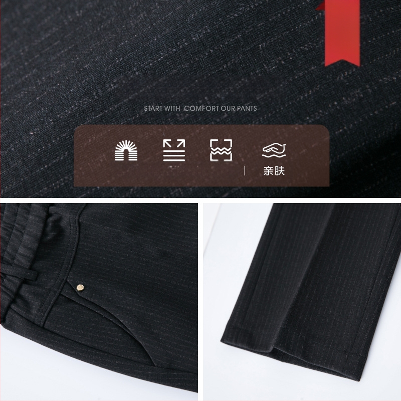 Anya egyenes szárú nadrág Női 2024 őszi új magas derekú rugalmas laza karcsúsító plus size hétköznapi nadrág Középkorú női nadrág