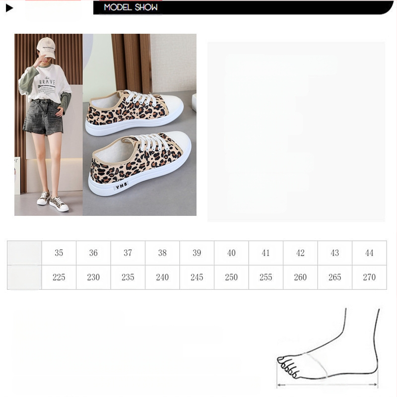 Leopárdmintás vászoncipők nőknek 2025 tavasz új, határokon átnyúló, nyári vékony, alkalmi, sokoldalú, lapos sarkú, szövetcipők diáklányoknak