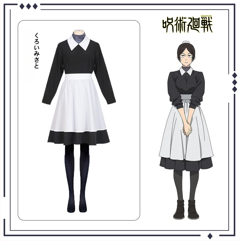 Mantra vissza a csatába cosplay ruházat fekete Jingmei Li szobalány Ghost Song Ji Qihai Jianren anime cosplay ruházat női