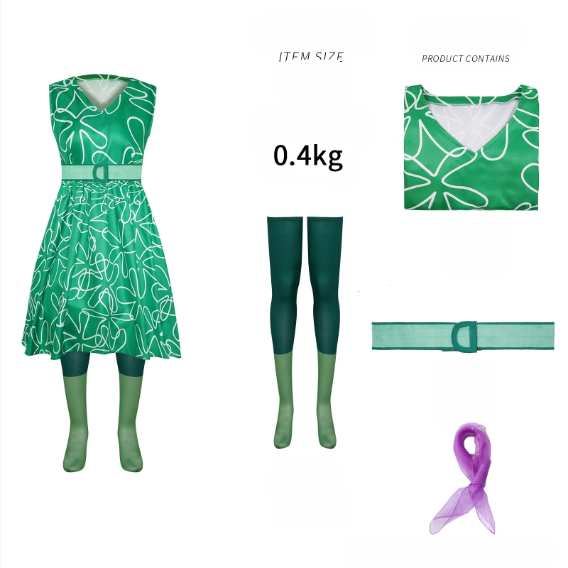 Mind Secret Force Inside Out 2 Lele utálja a Halloween másodlagos szerepjáték cosplay jelmezt