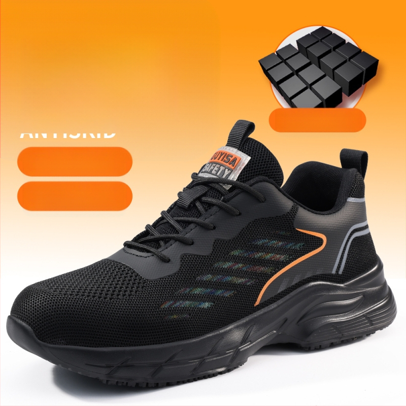 Src neslystantys lengvi virtuvės batai, atsparūs aliejui, vyriški, patogūs ir patvarūs, megzti su muselėmis, nauji, neslystantys viešbučių batai, virėjo batai, didmeninė prekyba.