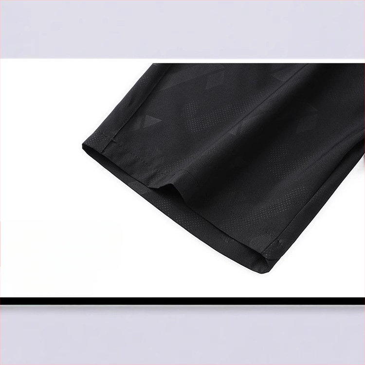 Lühikesed püksid meestele Kiirelt kuivavad suvised õhukesed meeste pluss-suuruses spordi-rannapüksid Lahtised elastsed püksid Uued jääsiidist jooksupüksid