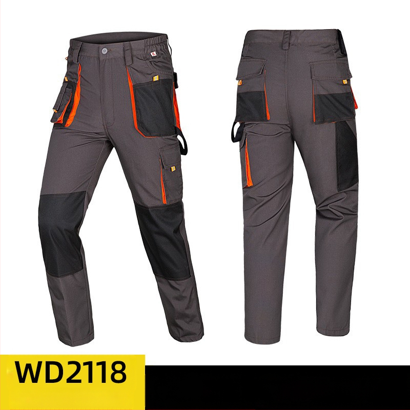 Vyriškos, dilimui atsparios, daugiakišenės, didelės, daugiakišenės darbo kelnės, automobilių remonto, elektriko, užsienio prekybos, eksporto kelnės, kombinezonai