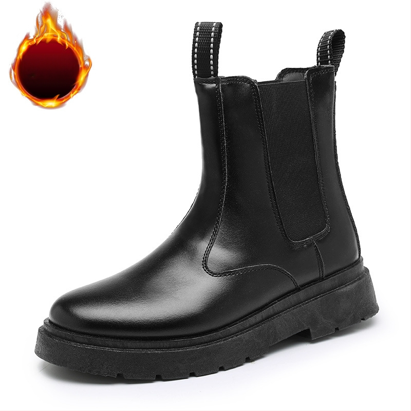 Martin Boots meeste 2024. aasta sügisesed uued kõrge säärega mootorratta nahksaapad paksu tallaga töösaapad Briti stiilis Tide