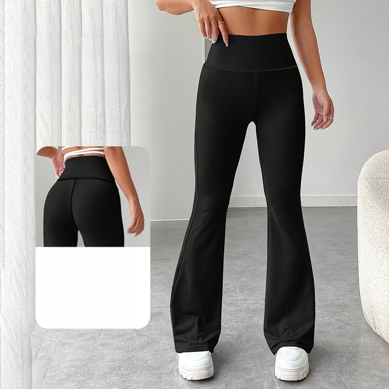 Határokon átnyúló európai és amerikai plus size női lezser nadrág, magas derekú, csípőemelő, karcsúsító hatású jóganadrág, drape, széles szárú, enyhén bő szárú