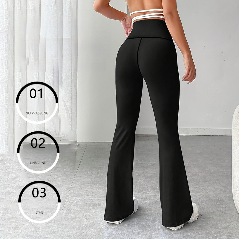 Határokon átnyúló európai és amerikai plus size női lezser nadrág, magas derekú, csípőemelő, karcsúsító hatású jóganadrág, drape, széles szárú, enyhén bő szárú