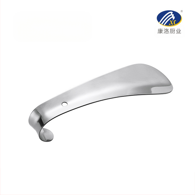 Roostevabast terasest väike kingalusikas, kokkupandav metallist kingatõstja, kingaabiline, 14,5 cm, kaasaskantav