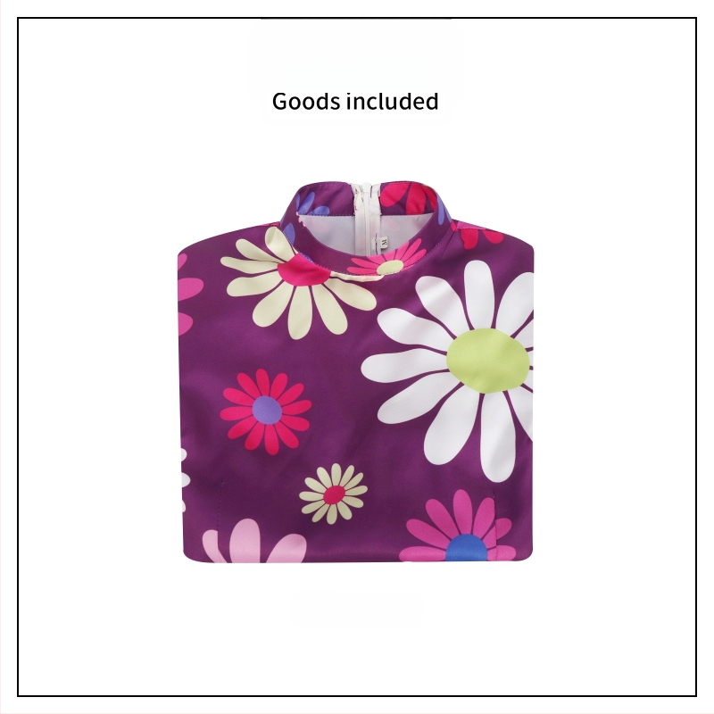 Új, határokon átnyúló, szexi halloweeni jelmeznyomtatás, 60-as évekbeli hippik, retró női trombitafilm és televízió ruházattal