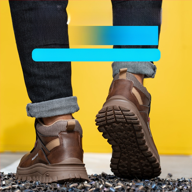 Nauji darbo draudimo batai, izoliuoti, 6 vandeniui atsparūs, storapadiai, itin lengvi, tingūs mygtukai, vienas pedalas, specialūs darbo saugos batai „Ruini“