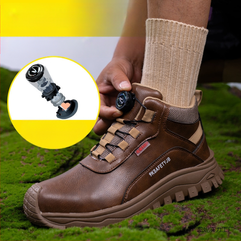 Nauji darbo draudimo batai, izoliuoti, 6 vandeniui atsparūs, storapadiai, itin lengvi, tingūs mygtukai, vienas pedalas, specialūs darbo saugos batai „Ruini“