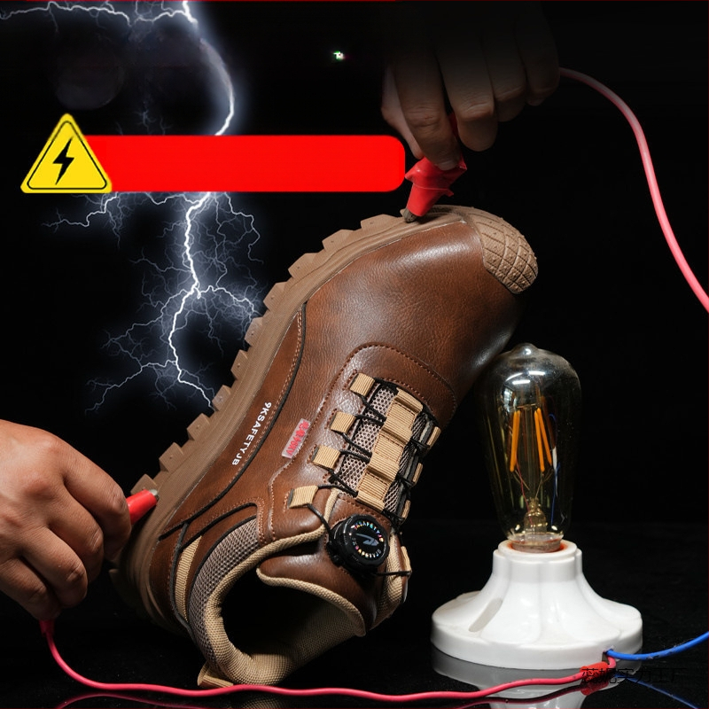 Nauji darbo draudimo batai, izoliuoti, 6 vandeniui atsparūs, storapadiai, itin lengvi, tingūs mygtukai, vienas pedalas, specialūs darbo saugos batai „Ruini“