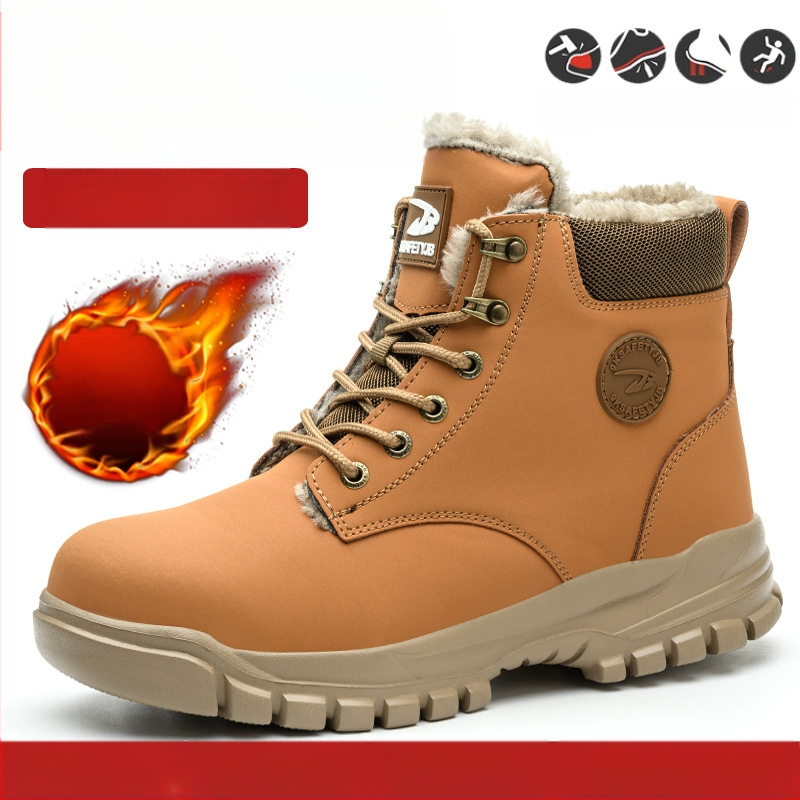 Aukštakulniai, medvilniniai, darbo apsaugos batai, atsparūs smūgiams ir pradurimui, su vilnos pamušalu, rudens ir žiemos patogūs, atsparūs dilimui, apsauginiai saugos batai.