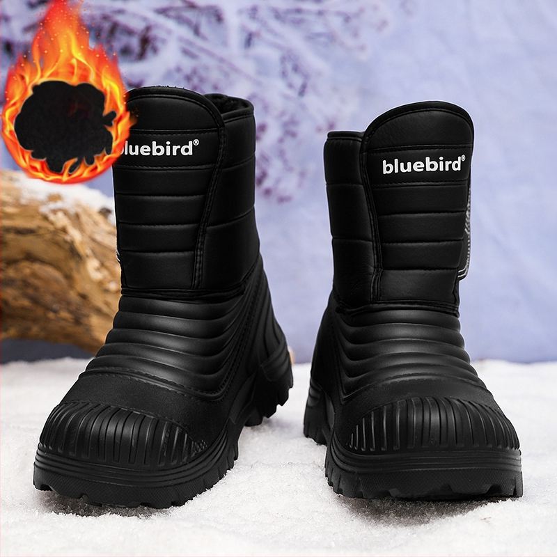 Meeste talvesaapad, paksu põhjaga, fliisvoodriga, soojad, paksendatud, miinus 40 kraadi kirdesse, suured puuvillased kingad, õuetööriistad