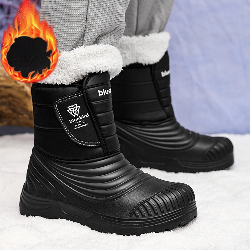 Meeste talvesaapad, paksu põhjaga, fliisvoodriga, soojad, paksendatud, miinus 40 kraadi kirdesse, suured puuvillased kingad, õuetööriistad