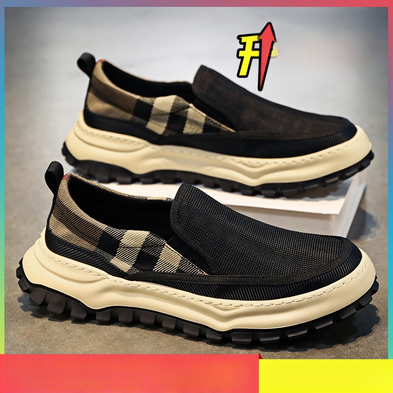 Audekla apavi vīriešiem pavasara elpojoši melni darba aizsardzības darba vecie Pekinas auduma apavi vīriešu uzvelkamie ikdienas apavi