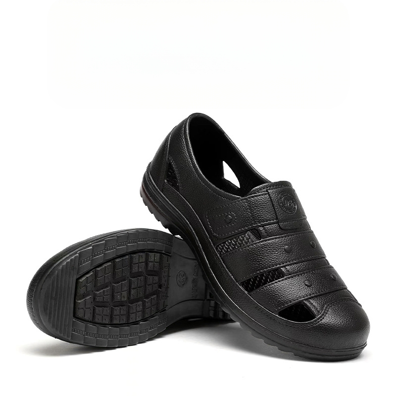 2024 m. elektroninės prekybos populiarūs plastikiniai klumpės vyriški vasariniai neslystantys sandalai vyriški laisvalaikio tėčio sandalai gamintojas didmeninė prekyba