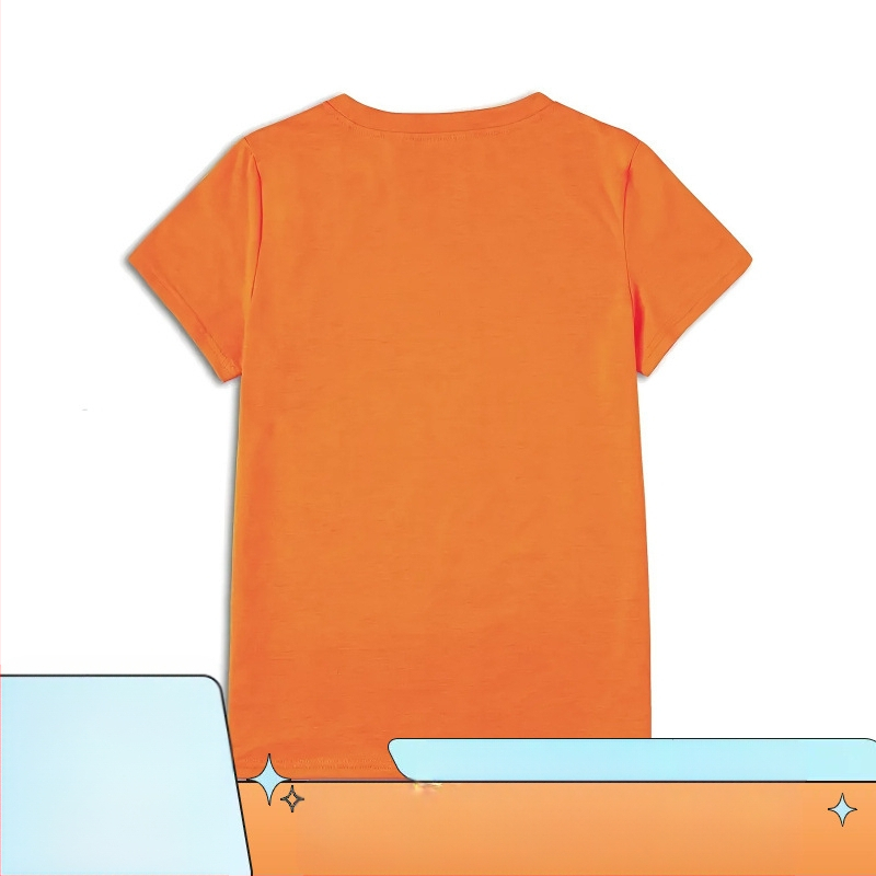 Ljetna ležerna majica kratkih rukava s uzorkom sjajnih leptira, 95% poliester, 5% rastezljivo pletivo