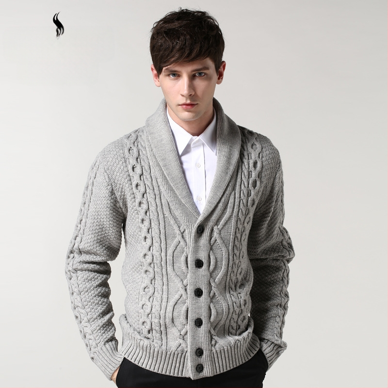 Nauji rudens ir žiemos vyriški megztiniai, vyriški kardiganai, laisvalaikio megztiniai užsienyje
