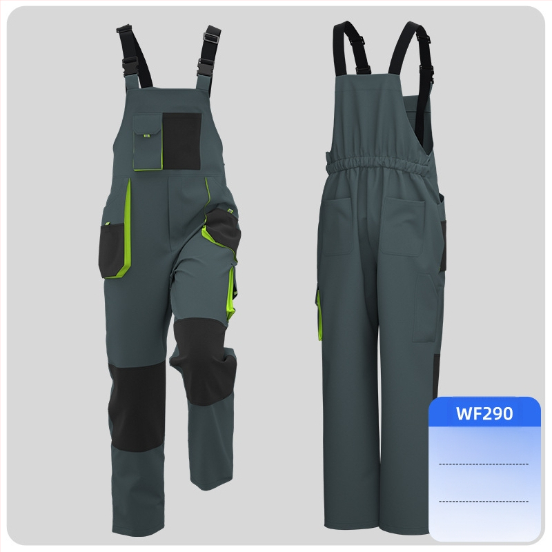 Piiriülesed kolmemõõtmelised suurte taskutega kombinesoonid, eritellimusel trükitud värvisobitavad mitme taskuga kombinesoonid, tehaseriided, töökaitseriietus