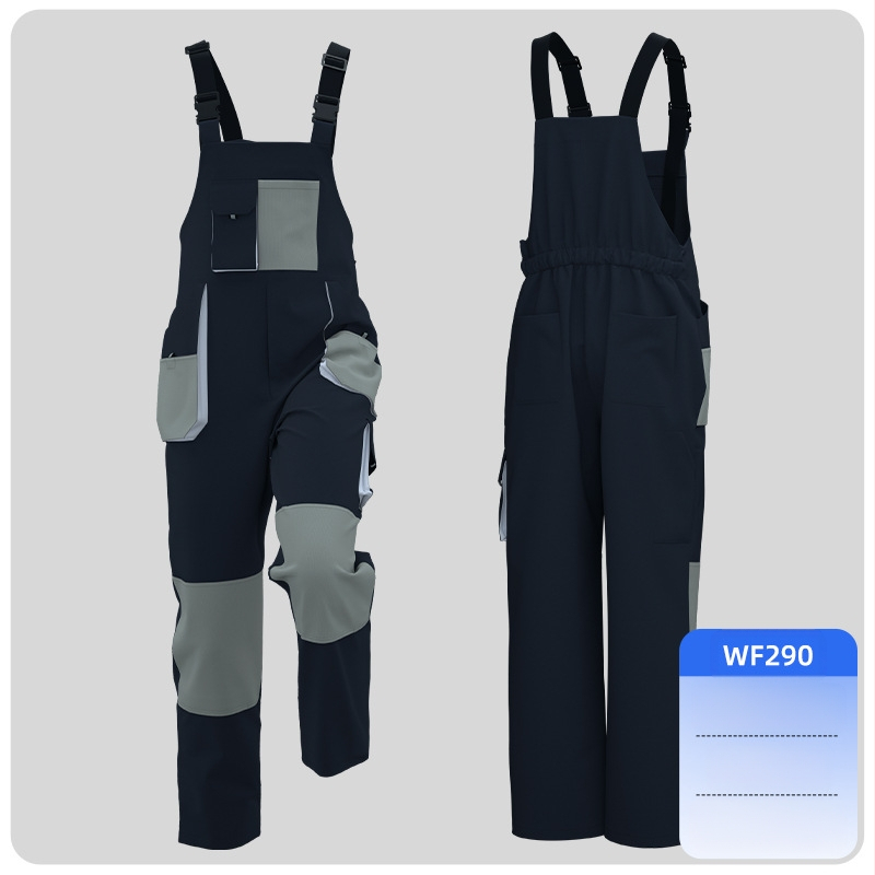 Piiriülesed kolmemõõtmelised suurte taskutega kombinesoonid, eritellimusel trükitud värvisobitavad mitme taskuga kombinesoonid, tehaseriided, töökaitseriietus