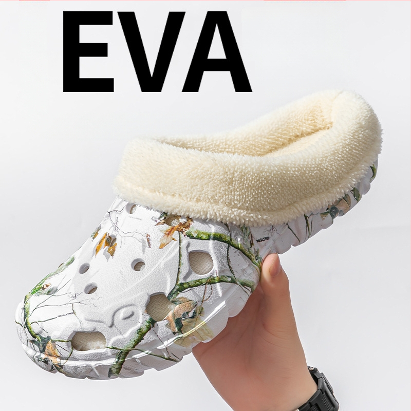 Pamučne papuče s flis podstavom 2024. za vanjsku upotrebu, za unutarnju upotrebu, za parove, muške, u nacionalnom stilu, za jesen i zimu, ženske pamučne cipele, neklizajuće, veće veličine, tople, s flis podstavom