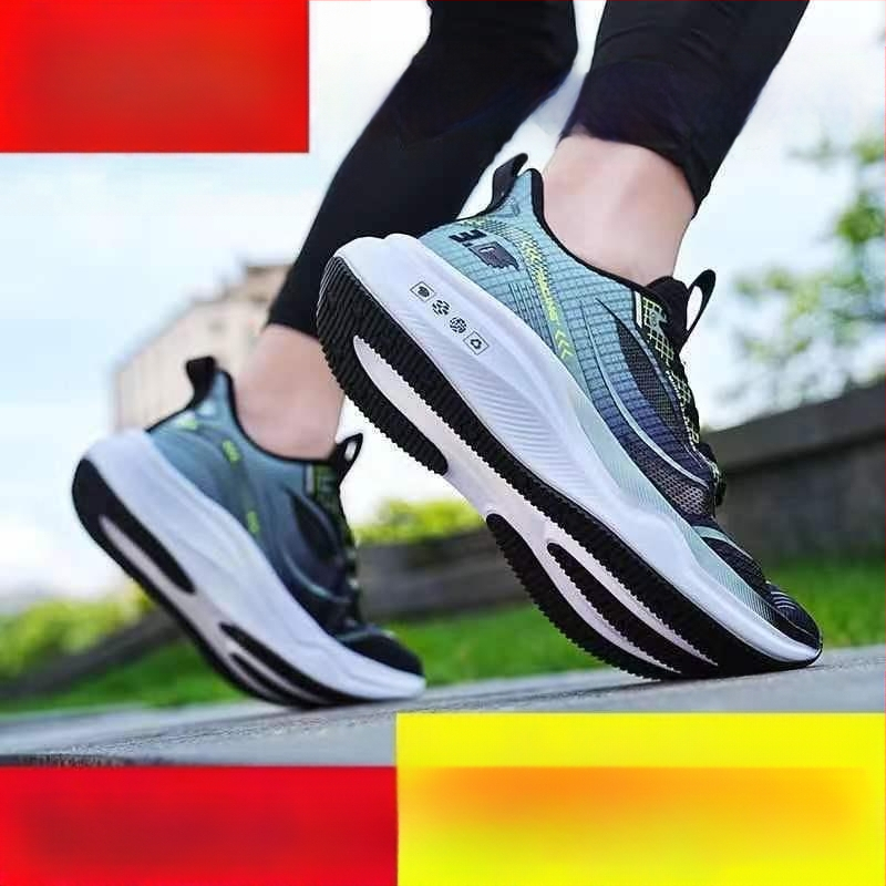 Tootjate jooksujalatsid lööke neelava sporditreeningu võrgust keskkooliõpilaste tossud meestele kõrge elastsusega kehaga