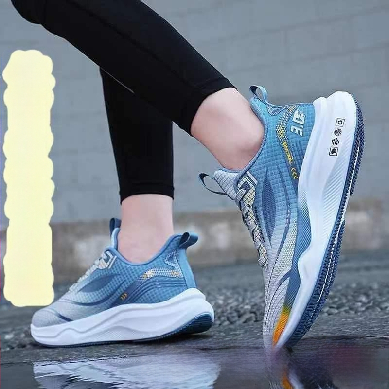 Tootjate jooksujalatsid lööke neelava sporditreeningu võrgust keskkooliõpilaste tossud meestele kõrge elastsusega kehaga