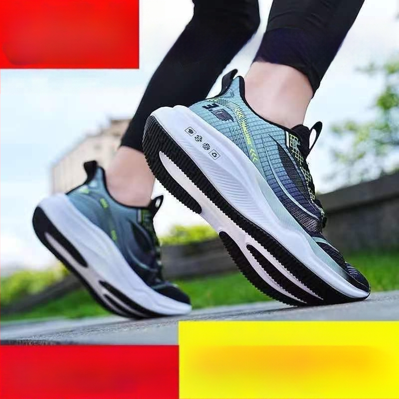 Tootjate jooksujalatsid lööke neelava sporditreeningu võrgust keskkooliõpilaste tossud meestele kõrge elastsusega kehaga