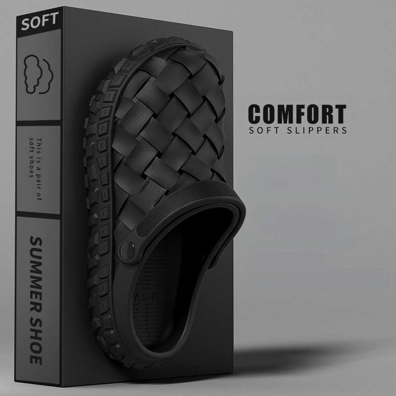 Gyárilag közvetlen puha talpú EVA csúszásmentes, nem büdös férfi kültéri viseletre alkalmas lyukas cipő strandszandál raktáron nagykereskedelemben