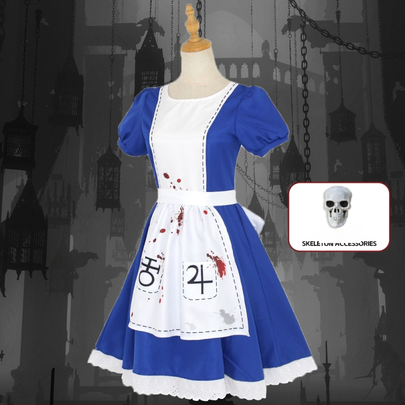 Alice Crazy Return cos öltöny Alice Alice szobalányöltöny cosplay színpadi jelmez