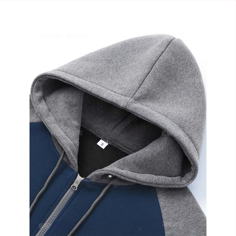 Sügis-talvine dressipluus meestele vabaaja kapuutsiga dressipluus meestele spordi lukuga jakk pingutusnööriga fliisist kangast