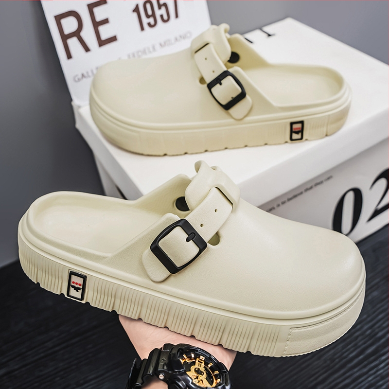 Baotou papucsok férfi nyári külső ruházat csúszásgátló dezodor lélegző alkalmi bircan cipők strand divatos sportszandálok