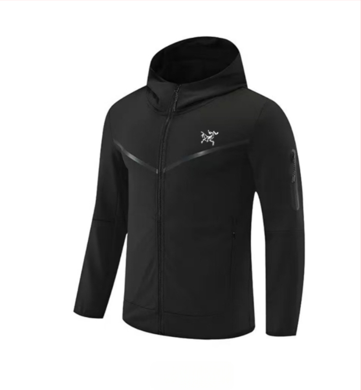 2025 m. pavasario ir rudens megzti marškinėliai su gobtuvu ir užtrauktuku, šilti sportiniai švarkai, viršutiniai nauji megztiniai