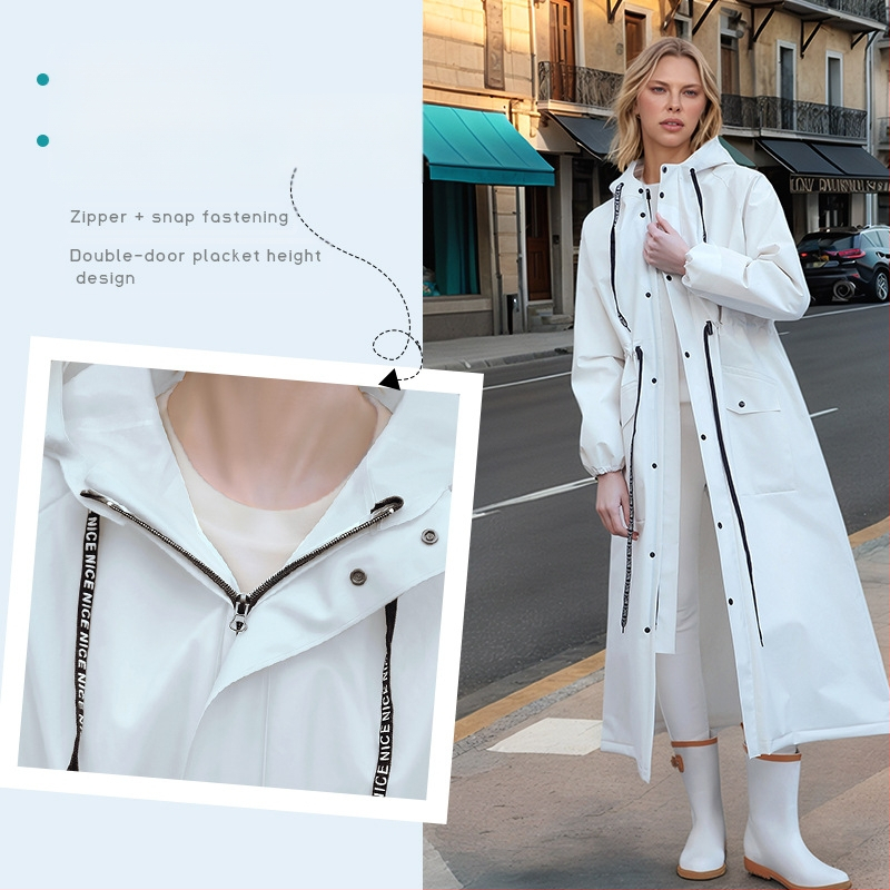 Bezmaksas piegāde Elektriskais velosipēds Pieaugušajiem Liels Vienreizējs Garš Pilna Ķermeņa Lietus Necaurlaidīgs Pārrobežu Lietusmētelis