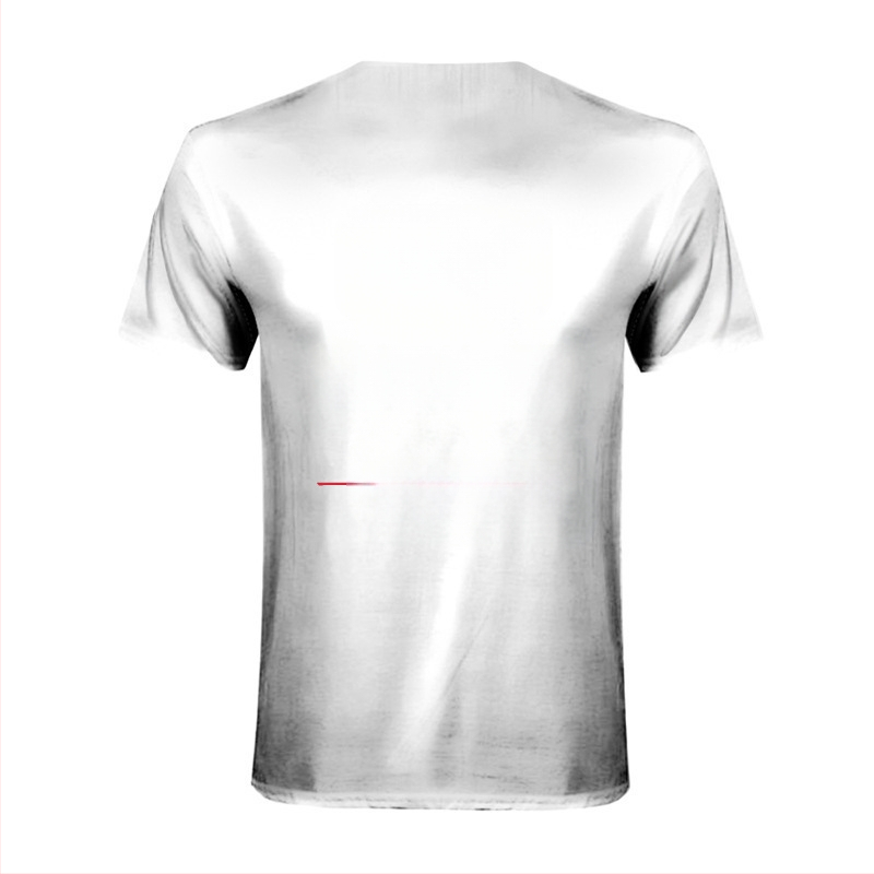 2023 AliExpress želanie cezhraničného zahraničného obchodu letné nové pánske ležérne tričko s krátkym rukávom s 3D digitálnou potlačou veľkej veľkosti