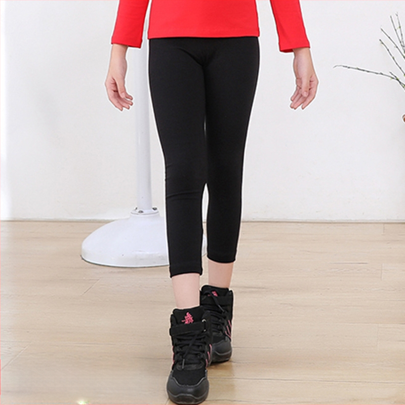 Детски панталони за танци, триточкови балетни боксерки, черни предпазни шорти, етнически боксерки за момичета