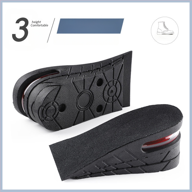 Sisemine kõrgendatud sisetald meestele ja naistele Nähtamatu spordiala pehme põhi Mugav lööke neelav õhkpadi Kõrgendav matt Täispadi Superpehme kõrgendav sisetald