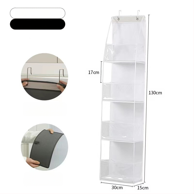 Uksekottide hoiustamine Riputatav kott Mänguasjade riputatav hoiustamine Riputatav kott Kosmeetika Tolmukindel hoiustamine Viimistlus