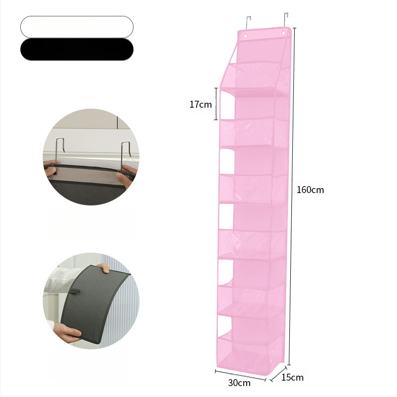 Uksekottide hoiustamine Riputatav kott Mänguasjade riputatav hoiustamine Riputatav kott Kosmeetika Tolmukindel hoiustamine Viimistlus