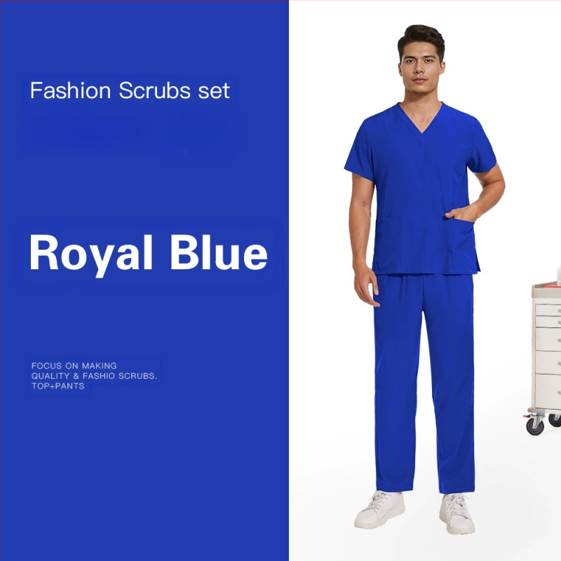 Meeste ja naiste samad elastsed kiiresti kuivavad õhukesed lihtsad sirged püksid ilusalongi hambakliiniku tööriided käsitsi pestavad riided