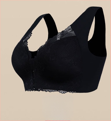 Tarpvalstybinė Europos ir Amerikos užsienio prekyba, nėriniuota priekinė sagtis, plius dydžio, be plieninių žiedų, liemenėlė su didelėmis krūtimis, mažomis, patogiomis, kvėpuojančiomis moterimis.