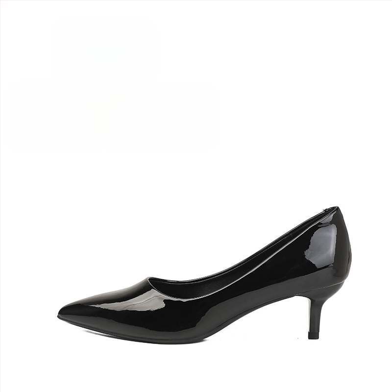 Visoke potpetice za žene, stiletto potpetice, nove bijele profesionalne cipele sa špicastim vrhom, nišni elegantni dizajn, boje kože